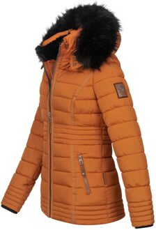 dames winterjas Umay Princess – Elegant & Warm Bruin - M