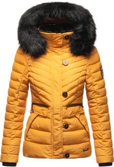 dames winterjas Wisteriaa – Warm & Elegant Geel - XS