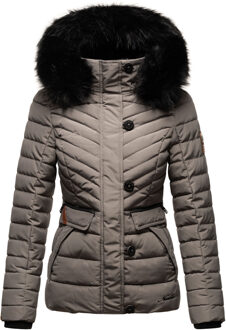 dames winterjas Wisteriaa – Warm & Elegant Grijs - S