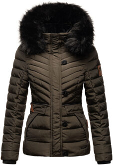 dames winterjas Wisteriaa – Warm & Elegant Grijs