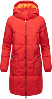dames wintermantel Bliblablubb – warm & lichtgewicht Rood