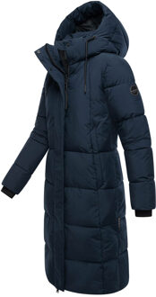 dames wintermantel Chumanii XVI met magnetische zakken Blauw