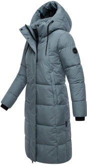 dames wintermantel Chumanii XVI met magnetische zakken Blauw