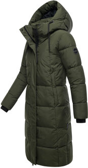 dames wintermantel Chumanii XVI met magnetische zakken Groen