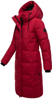 dames wintermantel Chumanii XVI met magnetische zakken Rood