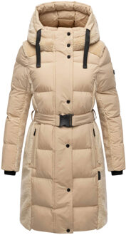 dames wintermantel Funkelteddy – stijlvol, warm & modern Beige