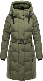 dames wintermantel Funkelteddy – stijlvol, warm & modern Groen - L