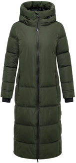 dames wintermantel Honiaa XVI met capuchon & ritszakken Groen - L