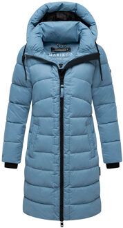dames wintermantel Kaltnäschen met afneembare capuchon Blauw - 3XL