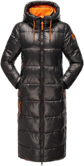 dames wintermantel Schmuseengel – Lang & Stijlvol Warm Zwart