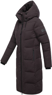 dames wintermantel SCHOKOKUSS – elegant, warm & functioneel Bruin