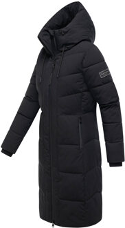 dames wintermantel SCHOKOKUSS – elegant, warm & functioneel Zwart