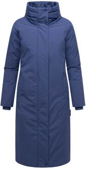 dames wintermantel Traumblüte – elegant, weerbestendig & warm Blauw - XL