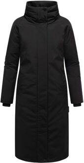 dames wintermantel Traumblüte – elegant, weerbestendig & warm Zwart - S