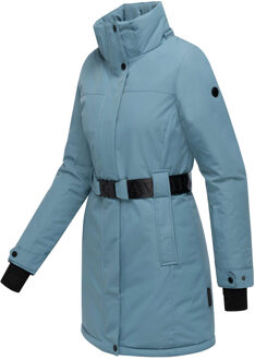 dames winterparka Frostkuss – elegant, warm & functioneel Blauw - M