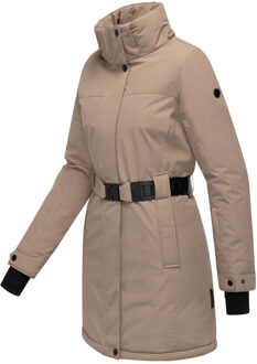 dames winterparka Frostkuss – elegant, warm & functioneel Grijs - M