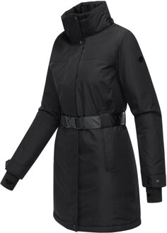 dames winterparka Frostkuss – elegant, warm & functioneel Zwart - XL