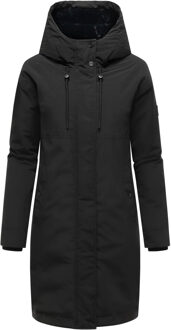 dames winterparka Hageltanz – klassiek, warm & functioneel Zwart