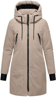 dames winterparka WINTERZART met 5.000 mm waterkolom & capuchon Grijs - L