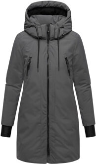 dames winterparka WINTERZART met 5.000 mm waterkolom & capuchon Grijs - XL