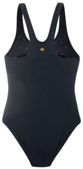 Dames zeewier eendelig zwempak Zwart - XL
