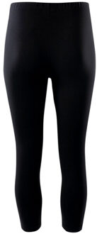 Dames zijde 3/4 legging Zwart - S