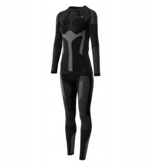 Dames zinke base layer set Grijs - L / XL