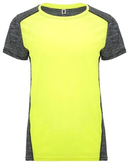 Dames zolder t-shirt - maat M Geel