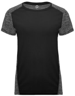 Dames zolder t-shirt Zwart - L