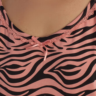 Dames zomerpyjama 100% katoen KL45200 Roze - L