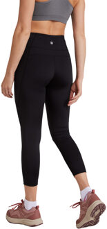 Dames Zwart Hoog Taille 7/8 Leggings (Zwart) - EU 40 / UK 12