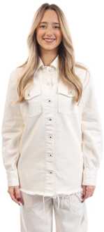 Dameshemd met lange mouwen Off White Corporate in Wit Zwart Zwart en zilver - EU 32 / UK 4