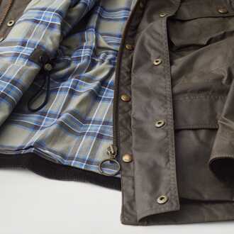 Damesjack Belstaff Waxed Cotton Fieldmaster in olijfkleur - EU 36 / UK 8