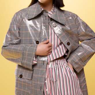 Damesjas Baum und Pferdgarten Dorothy Trenchcoat in Grijs - EU 38 / UK 10