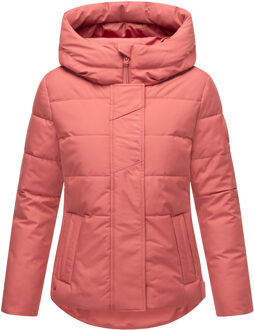damesjas met teddyvoering & capuchon – model Elira Koraal - XS
