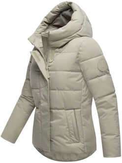 damesjas met teddyvoering & capuchon – model Elira - maat 3XL Grijs