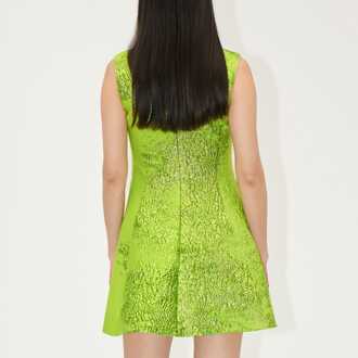 Damesjurk Stine Goya mouwloos in groen - XL