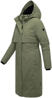 damesmantel Eismelodie – stijlvol, warm & functioneel Groen - XL
