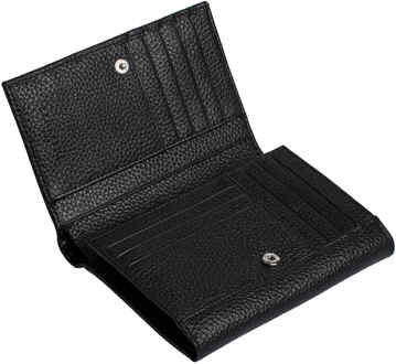 Damesportemonnee met Interne Muntzak 164013 Zwart