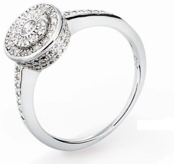 Damesring 925 Zilveren - Zilver ZR-3522