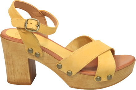 Damesschoenen sandalen Geel - 40