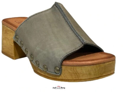 Damesschoenen slippers - maat 38 Groen