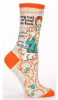 damessokken maat 36 / 42 - my cat is cool as fuck