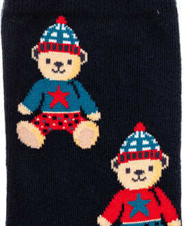 Damessokken met anti-drukrand WJFLSFUNCH02-MULTICOLOR Blauw