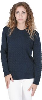 Damessweater Met Ronde Hals Coe 0013 Marineblauw - maat EU 44 / UK 16 Navy