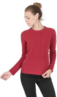 Damessweater Met Ronde Hals Coe 0033 Rood