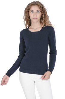 Damessweater Met Vierkante Hals Coe 0024 Zwart - maat EU 44 / UK 16