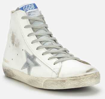 Damestrainers Golden Goose Francy Leather Hi-Top in Wit