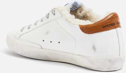 Damestrainers Golden Goose Superstar Leather in Wit
