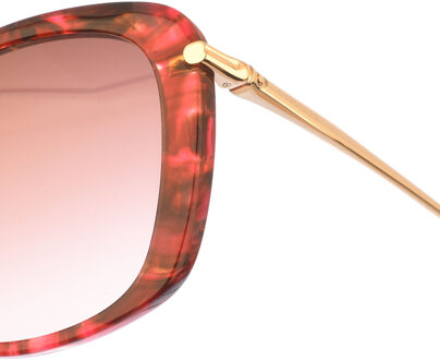 Dameszonnebril LO616S Vlindervormig Acetaat Bruin